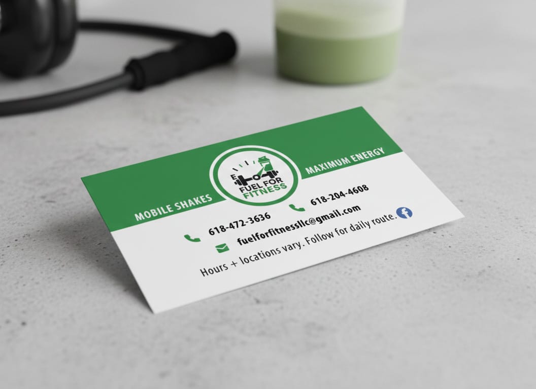 Fuel For Fitness Business Cards