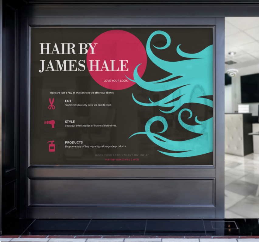 Perforated Window Vinyl