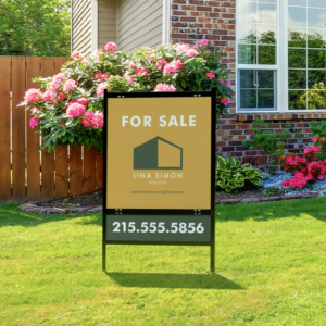 Metal Yard Sign Riders