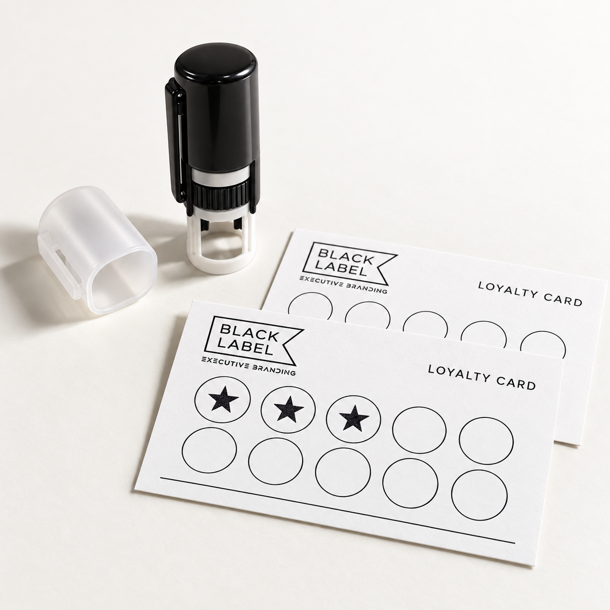 Loyalty card stamp