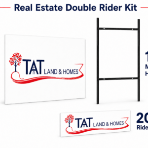 printartandmore real estate double rider sign kit